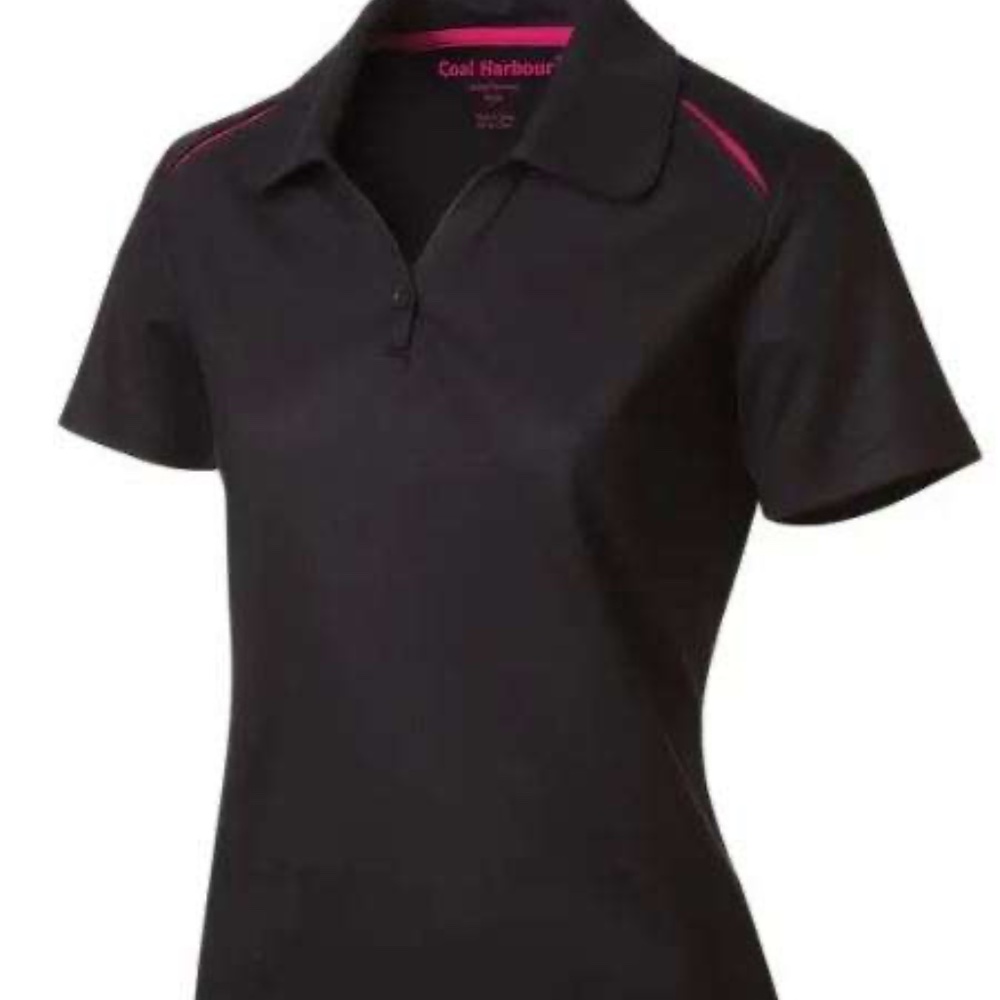 COAL HARBOUR® L4002 - SNAG RESISTANT CONTRAST INSET LADIES' SPORT SHIRT  Large